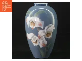 Royal Copenhagen Orkide Vase fra Royal Copenhagen (str. H 17 cm)