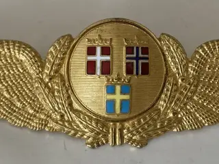 Kasket emblem Flyselskab SAS Kaptajn (lille model)