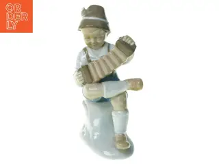 Figur harmonikaspiller (str. 15 x 5 x 9 cm)