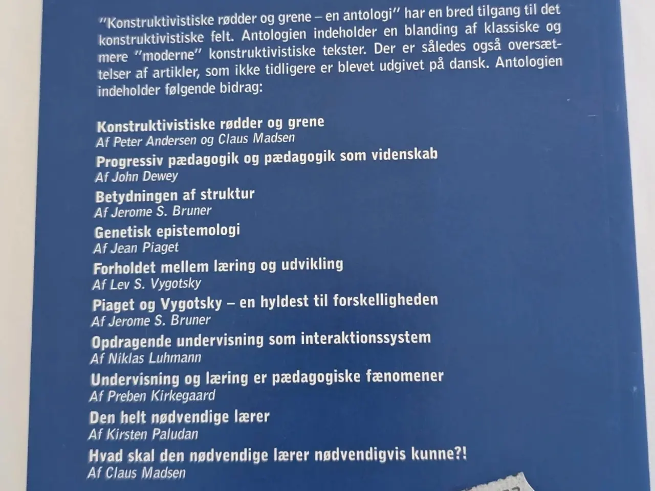 Billede 3 - Konstruktivistiske rødder og grene - en antologi 