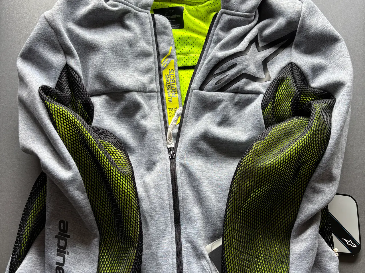 Billede 1 - Alpinestars Hættetrøje Chrome Air Grå Large