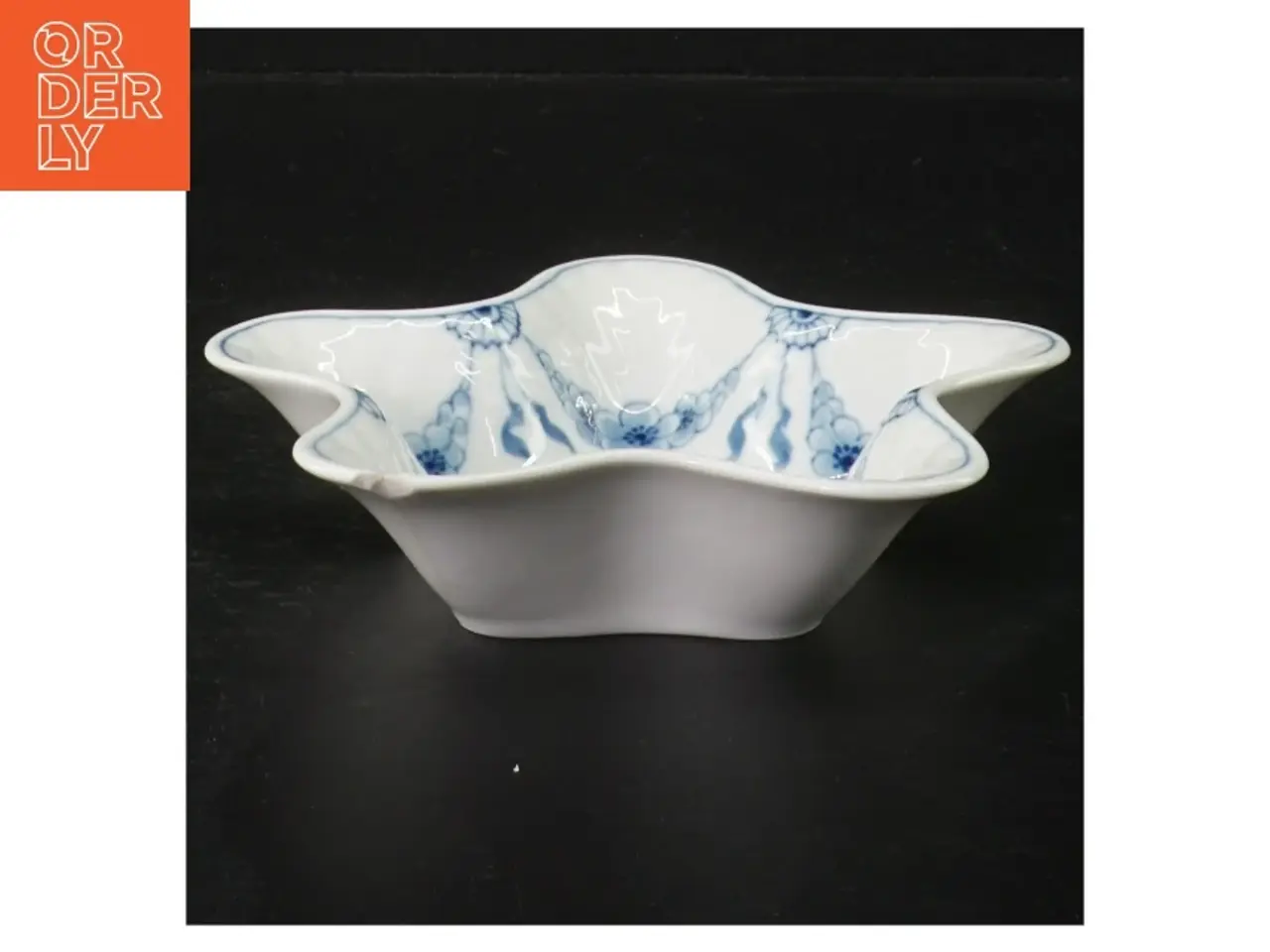 Billede 1 - Blå Blomster Porcelænsskål fra B&G (str. Ø. 13 cm)