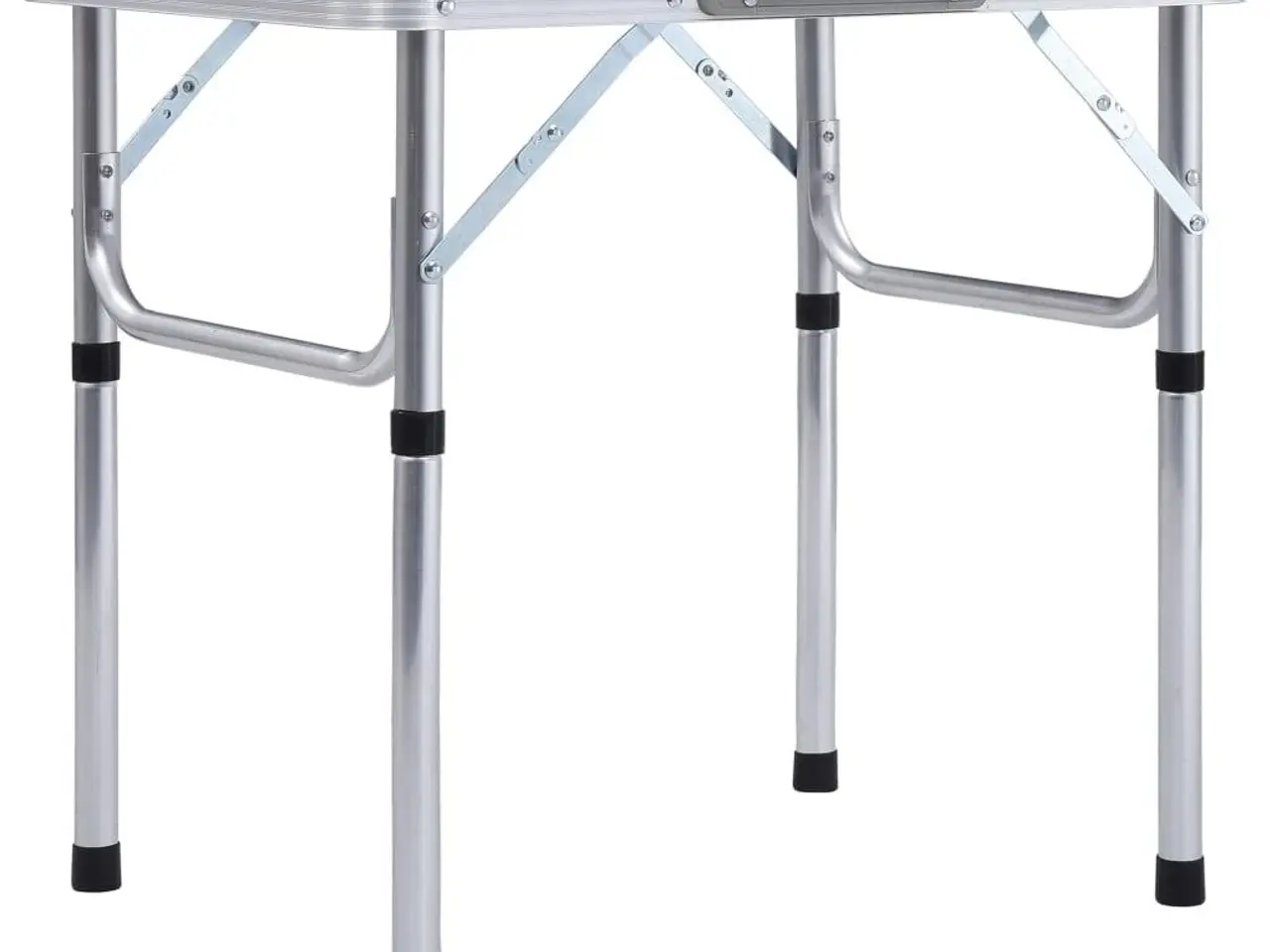 Billede 1 - Foldbart campingbord 60 × 45 cm - aluminium, hvid