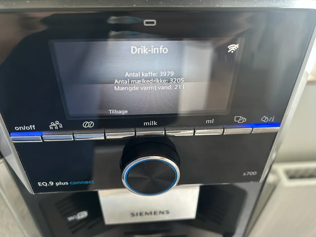 Billede 2 - Kaffemaskinen Siemens EQ9 Plus, Connect s700 Wi-Fi