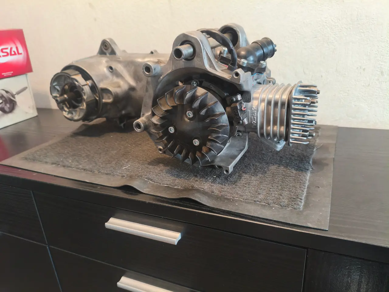 Billede 2 - Nyrenoveret lang minarell motor 70cc midrace