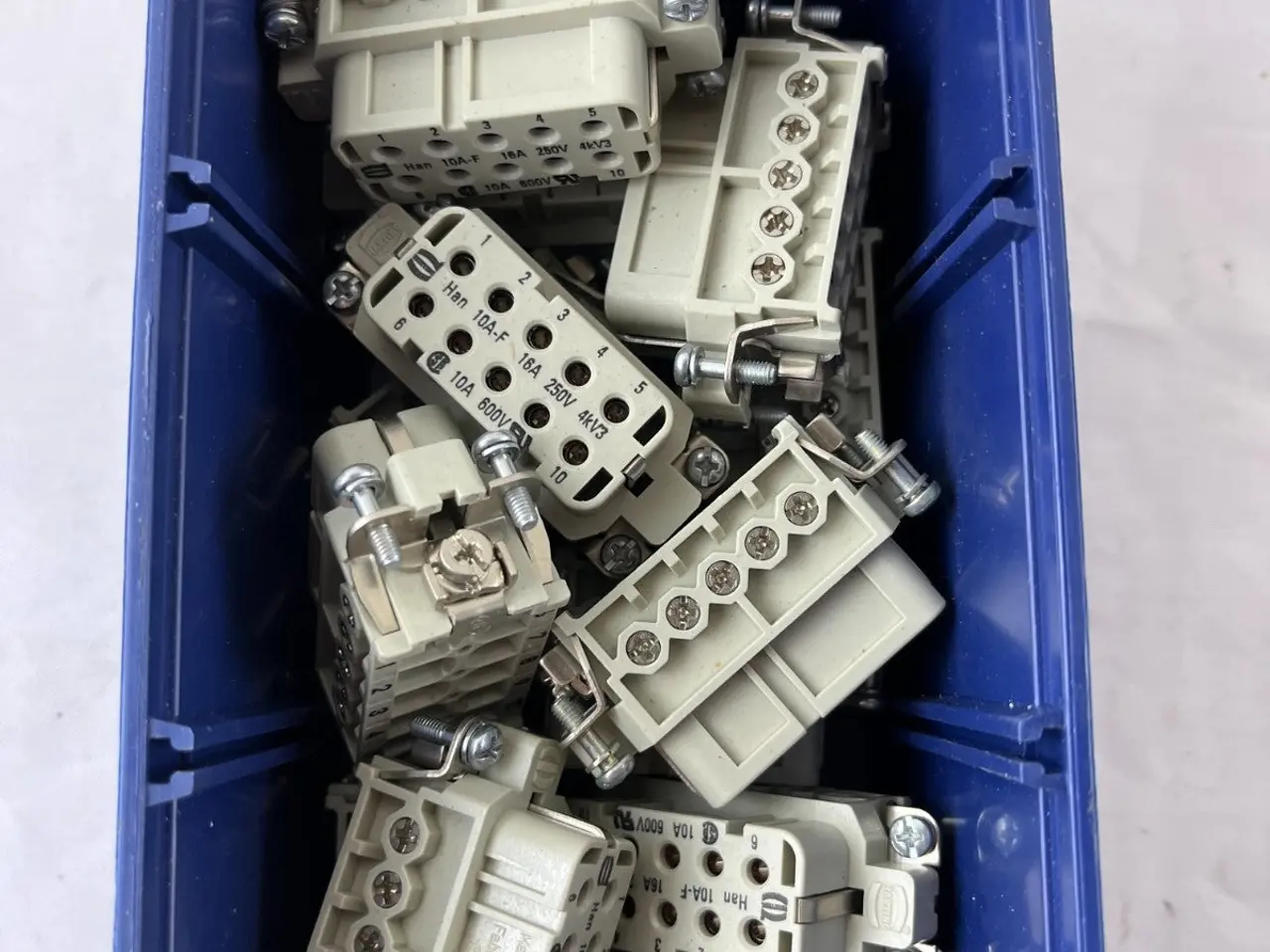 Billede 4 - Harting Han 10A-F 16A 250V 10 Pole Inserts parti