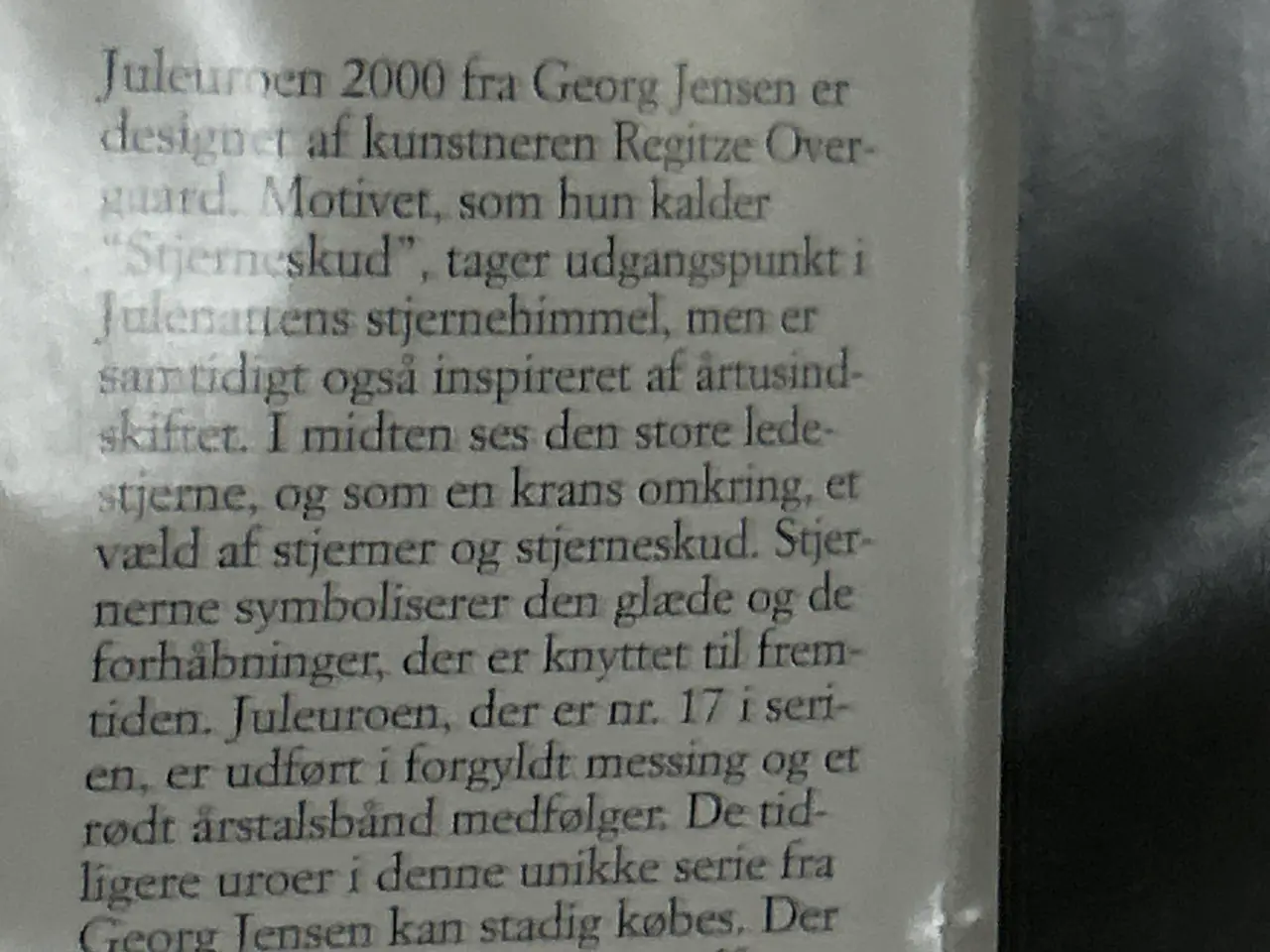 Billede 5 - George Jensen uro i fin stand 2000 stjerneskud