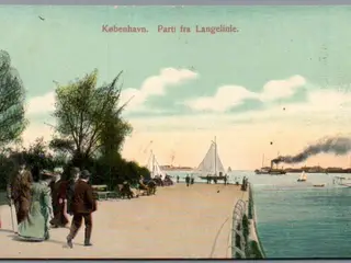 København - Parti fra Langelinie - Postkort - Ubrugt