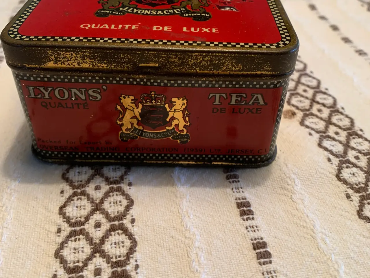 Billede 1 - Lyons Tin Tedåse