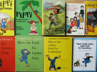Bøger af Astrid Lindgren - pippi Langstrømpe, Emil