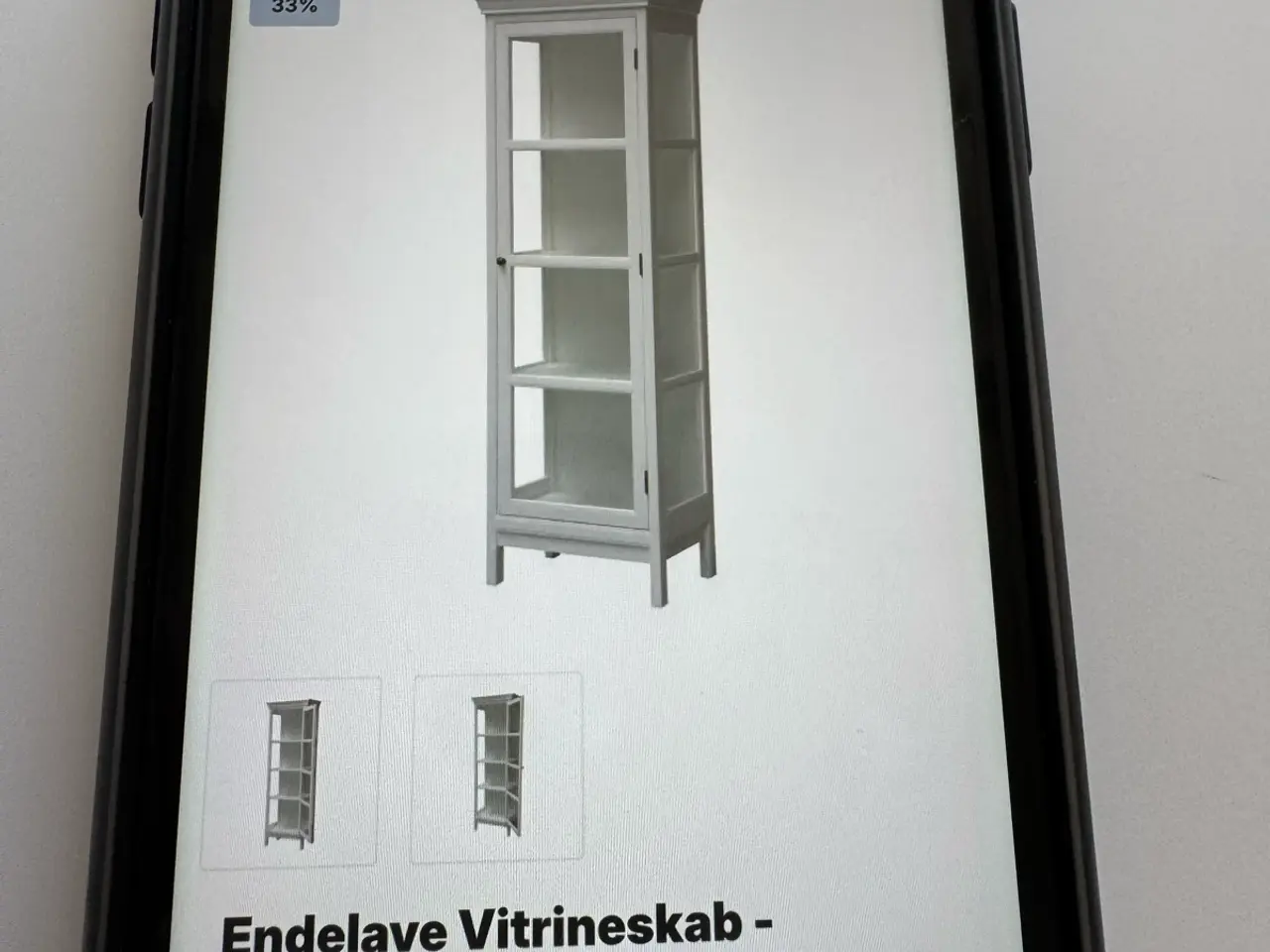Billede 3 - Vitrineskab.
