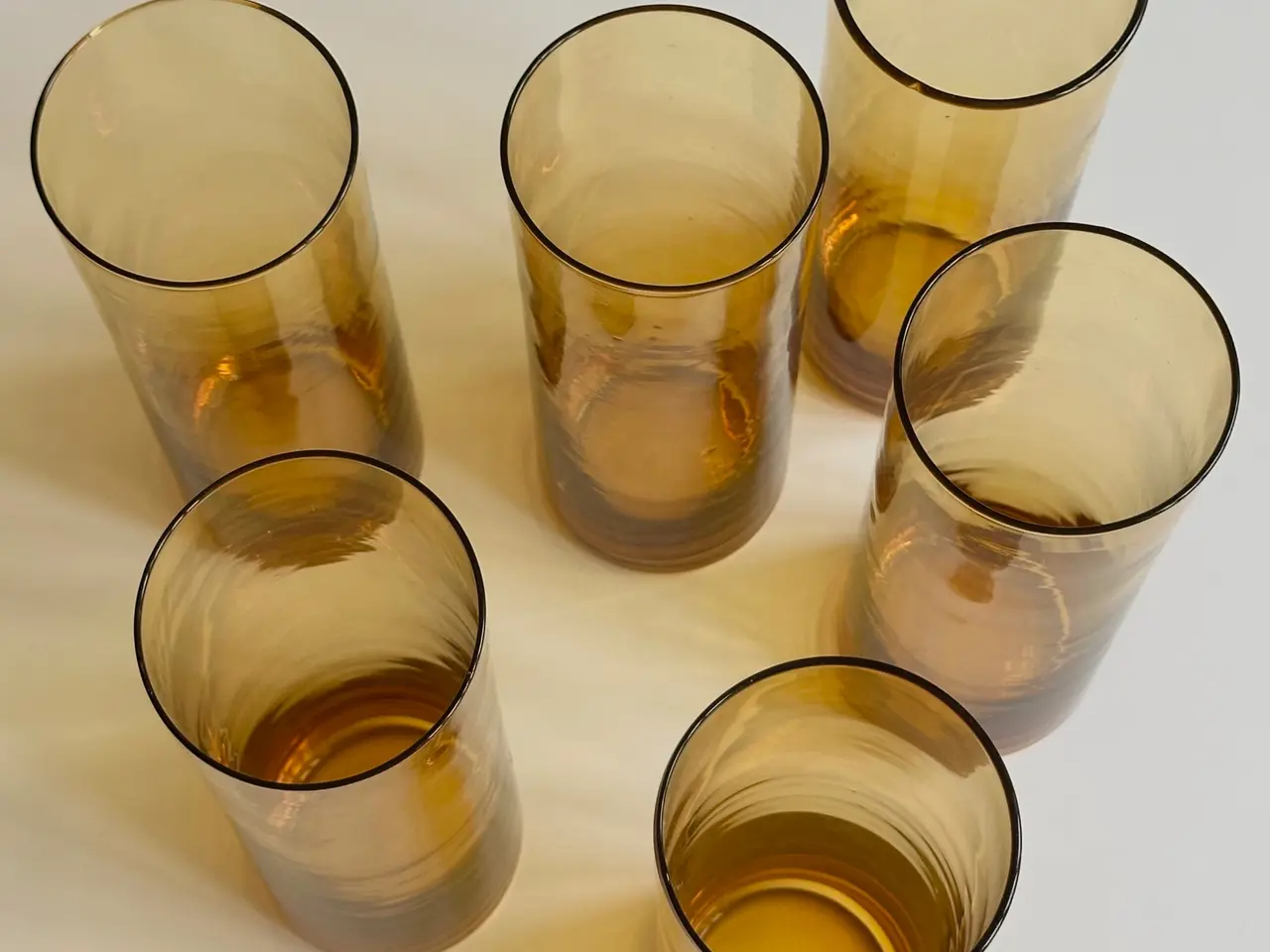 Billede 5 - Mid Century highball drikkeglas, 6 stk samlet