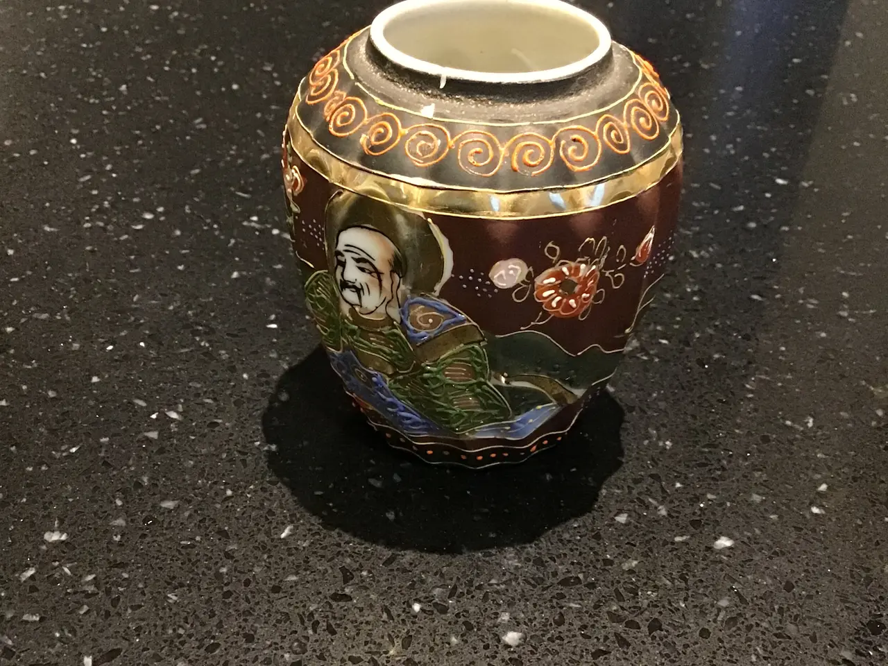 Billede 1 - Japansk Satsuma miniaturevase