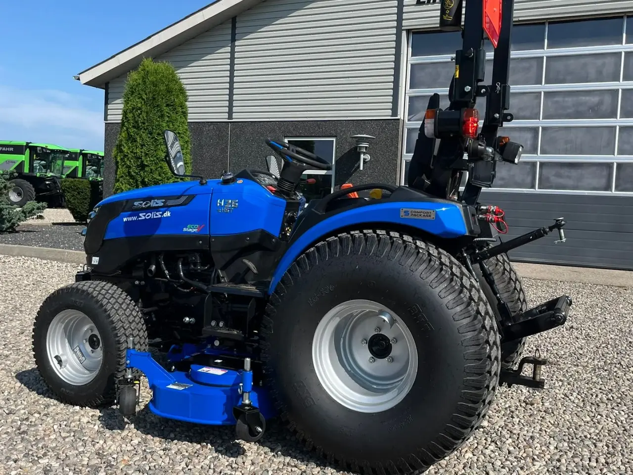 Billede 2 - Solis 26 HST Hydrostat Turf hjul og klipperbord