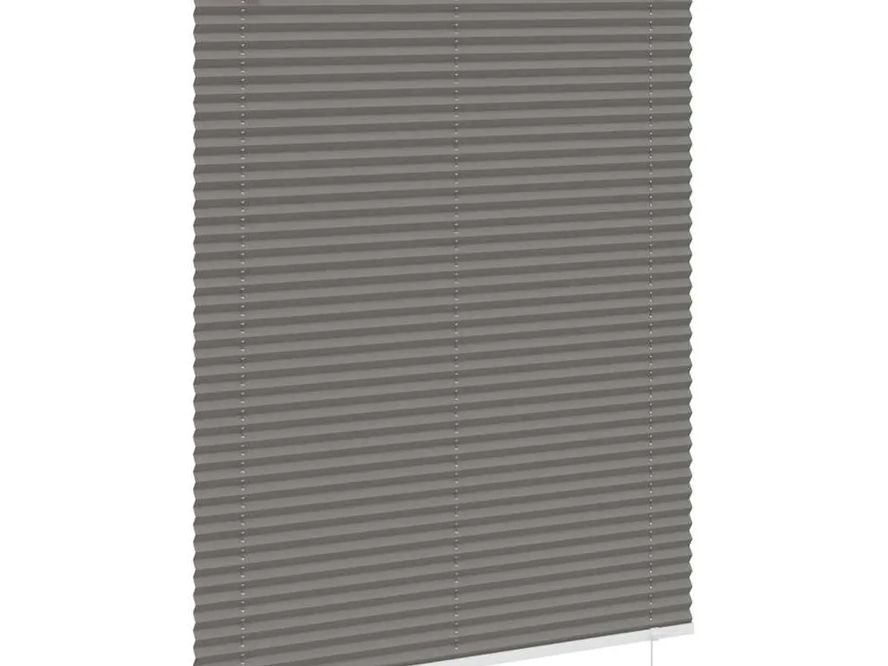 Billede 3 - Plisségardin antracit 110 x 150 cm - stofbredde 109,4 cm