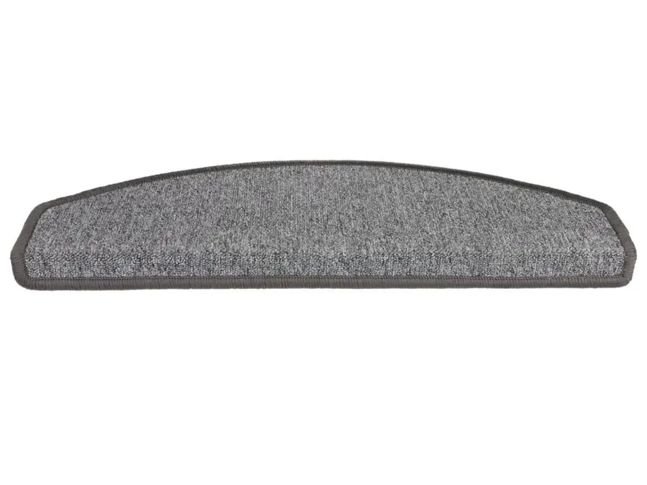 Billede 4 - Trappemåtter halvrunde 15 stk. - mørkegrå 65 x 24 x 4 cm