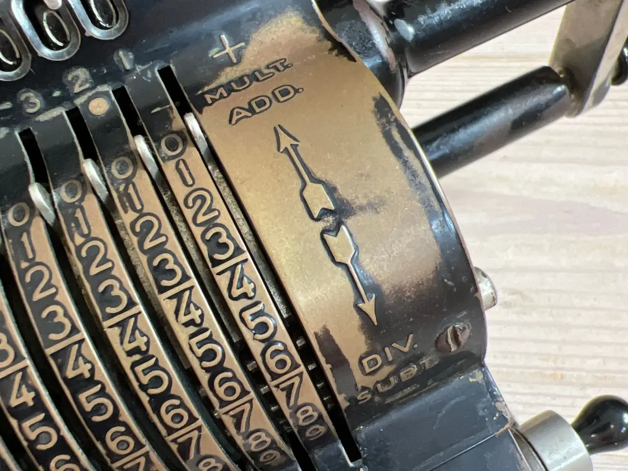 Billede 13 - Original-Odhner model 7 regnemaskine