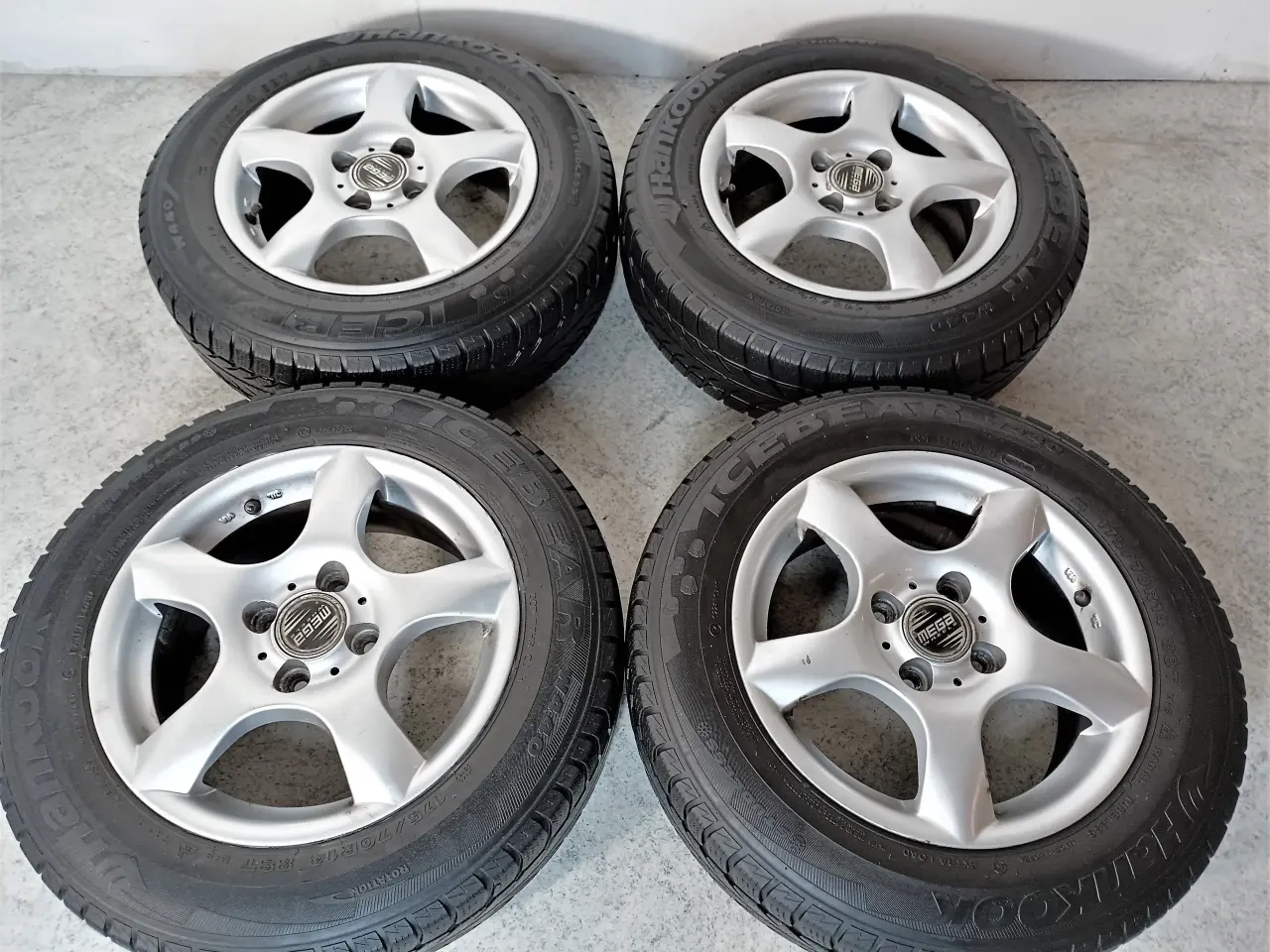 Billede 5 - 4x100 14" ET35 MegaWheels vintersæt