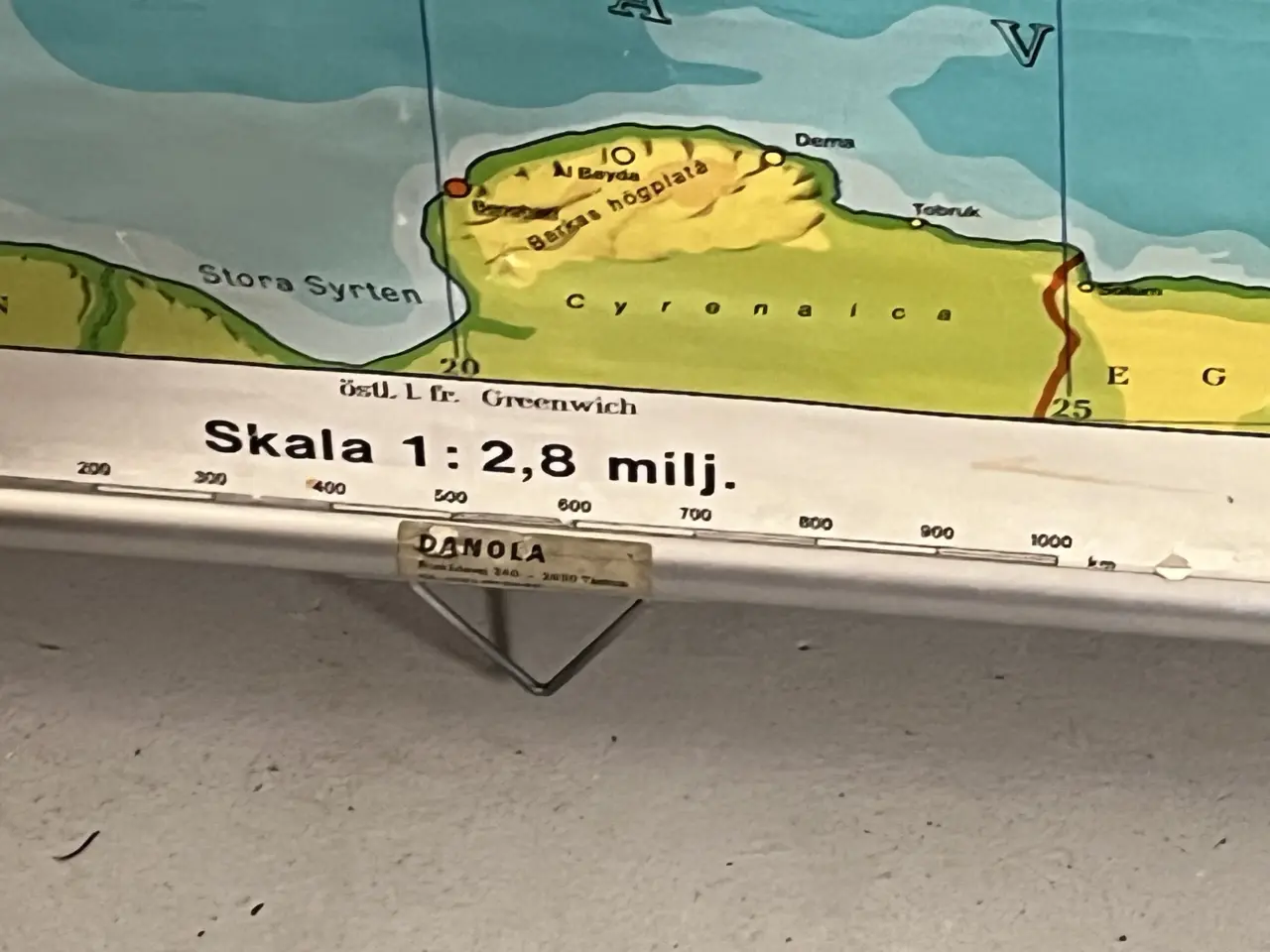 Billede 2 - Skole Europakort Danola