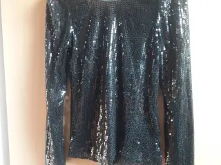 fin bluse med palietter fra Vera Moda