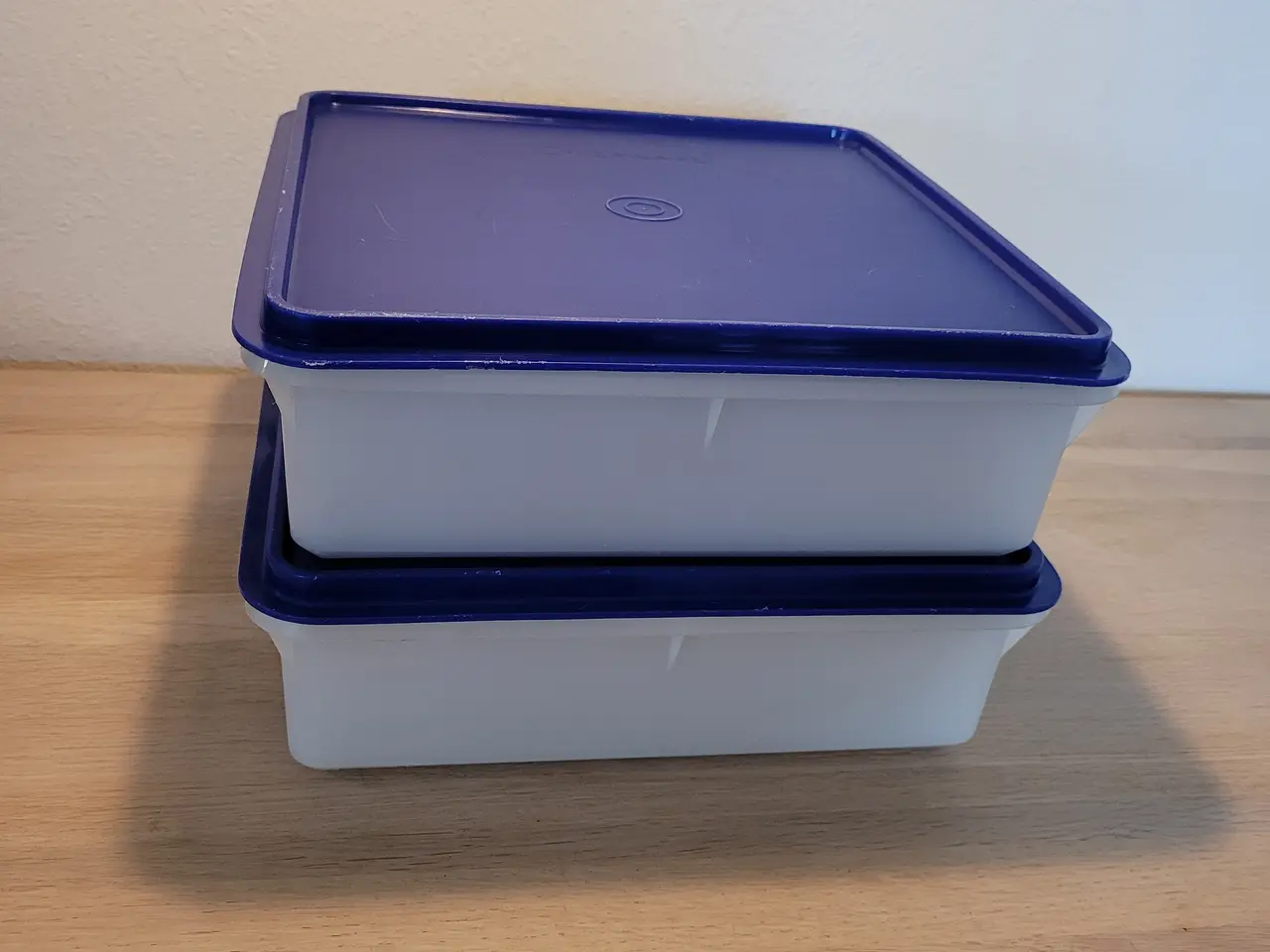 Billede 1 - Tupperware store kvadratiske bøtter 2 stk.