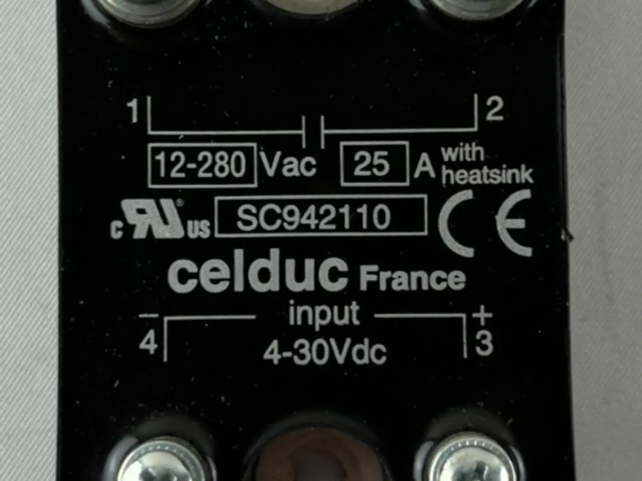 Billede 1 - Celduc SC942110 Solid State relæ 25A 12–280VAC