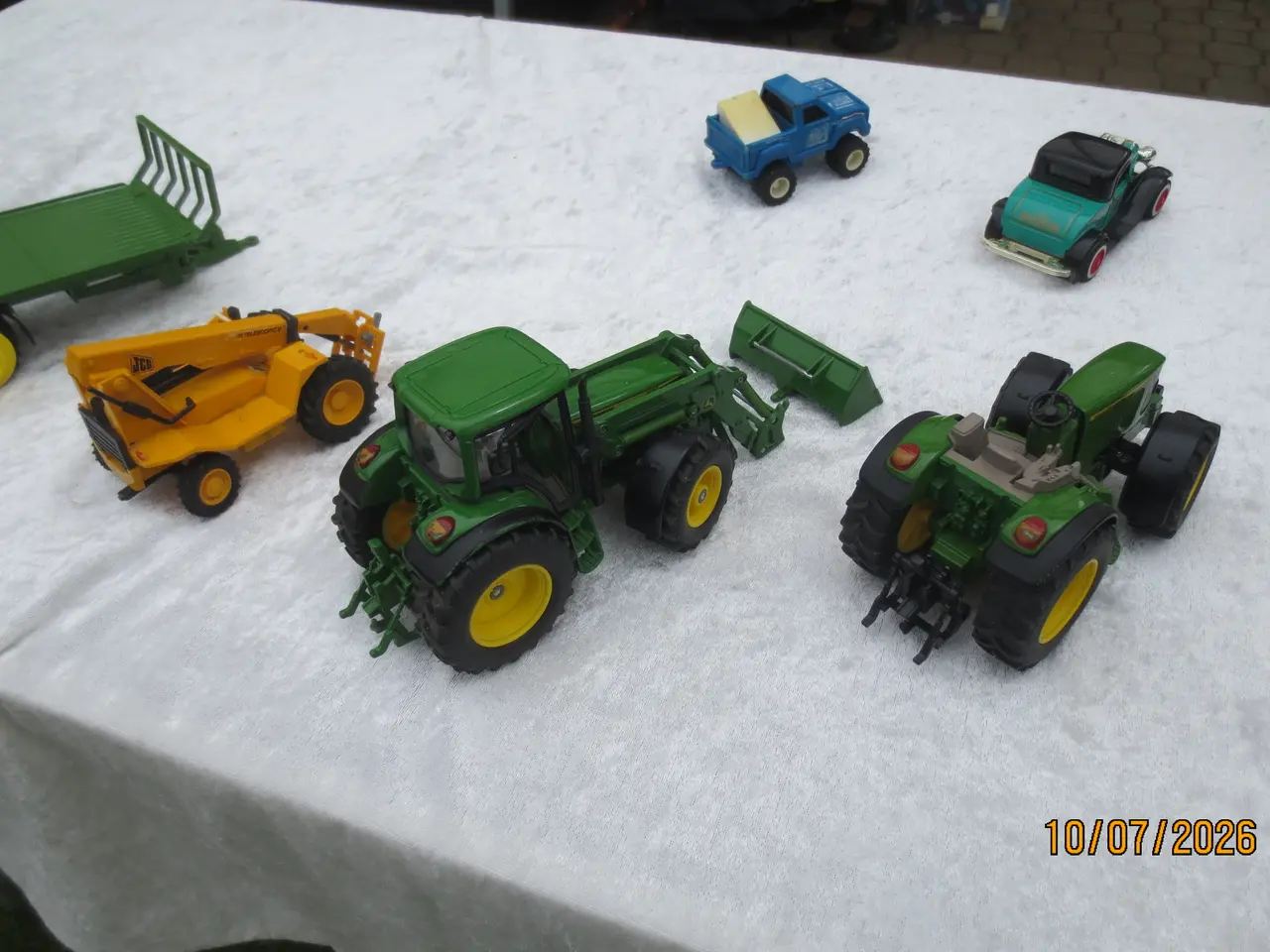 Billede 6 - 2 stk Modeltraktor John Deere 6920s -6820 