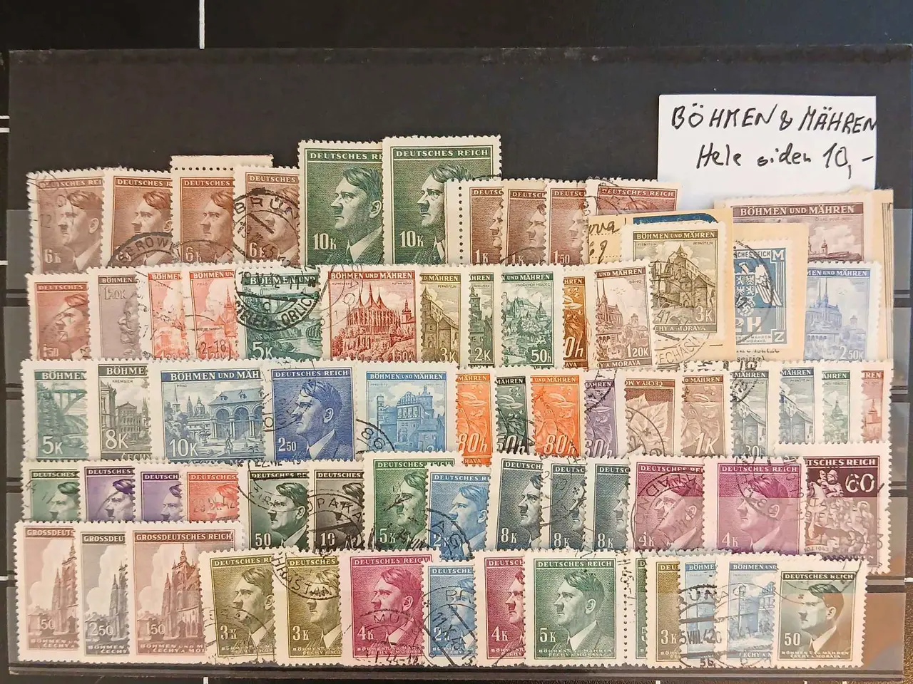 Billede 1 - Böhmen og Mähren (320) 3 plancher