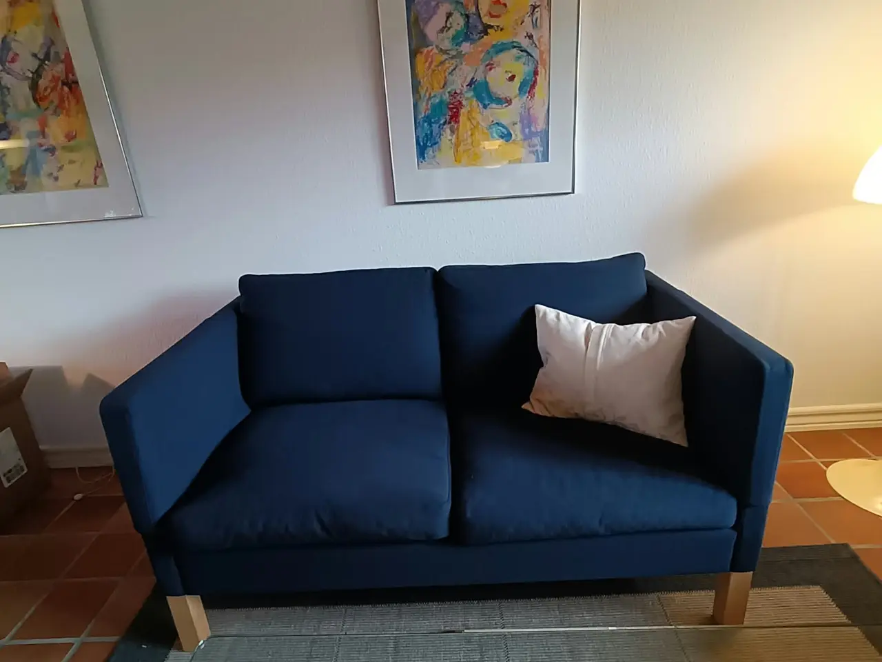 Billede 2 - Søren Lund 3- & 2-per sofaer i marineblå