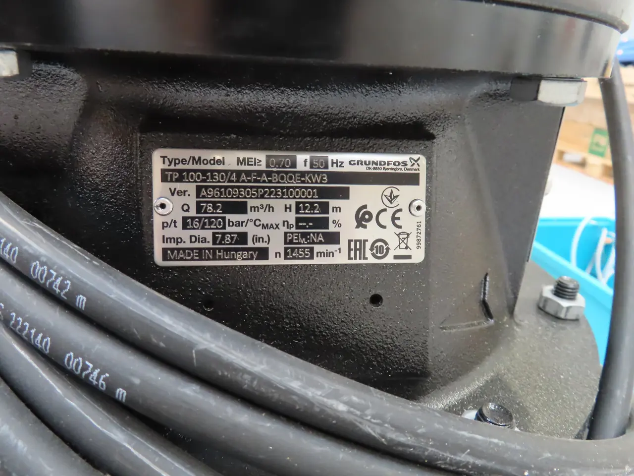 Billede 7 - Inline pumpe GRUNDFOS TP 100-130/4 A-F-A-BQQE-KW3