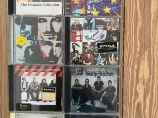 Samling af U2 CD'er