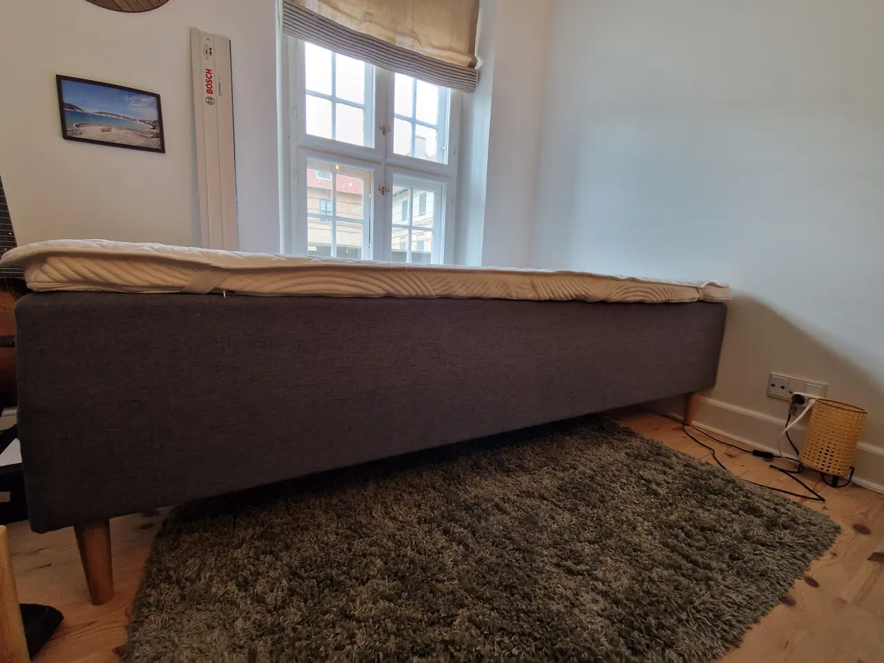 Billede 2 - Enkelt seng på 210x105cm, aldrig brugt