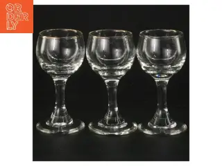 Sæt af små glas (str. 3 styk, 8 cm)