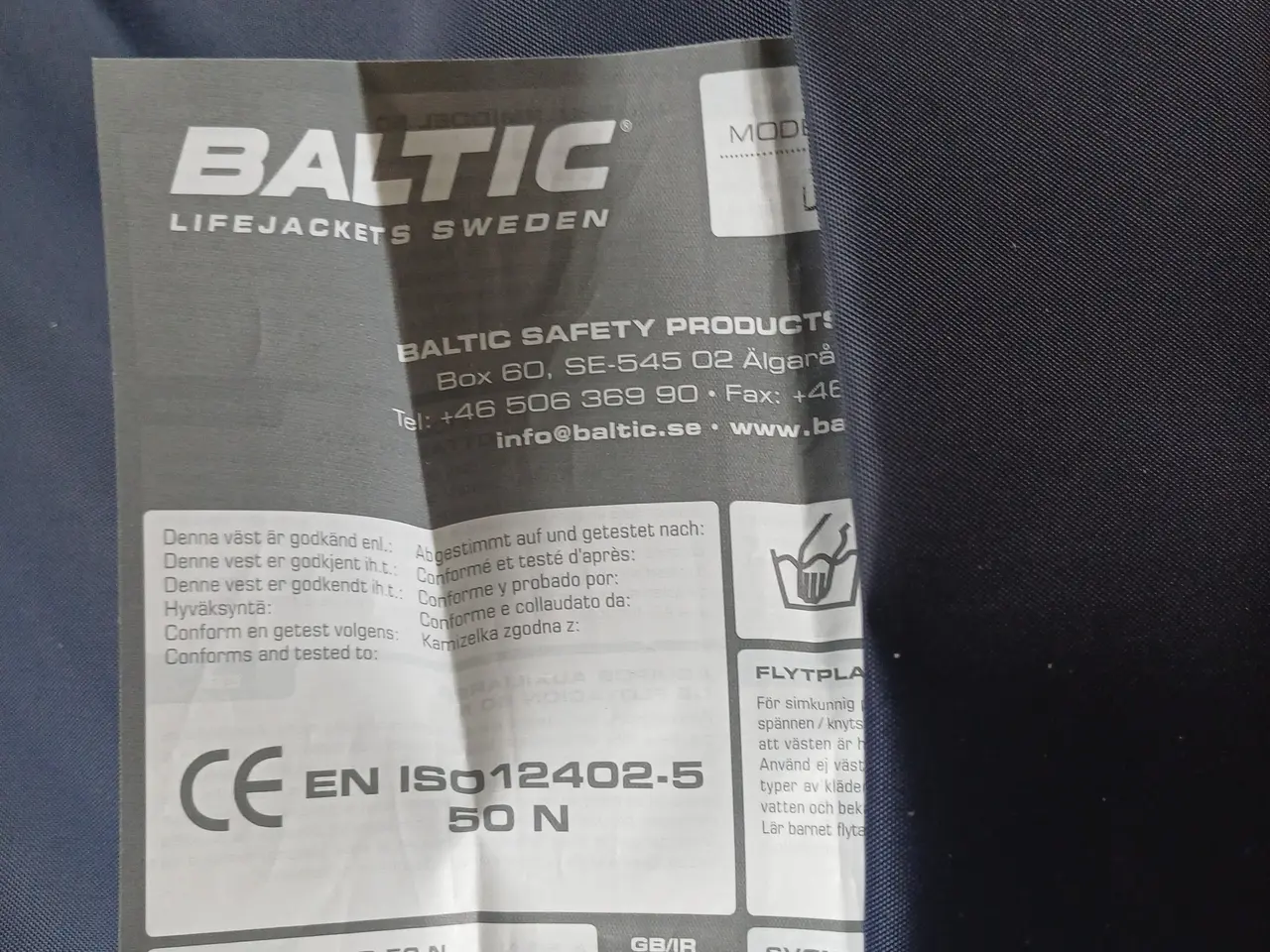 Billede 3 - To redningsveste - Aldrig taget i brug