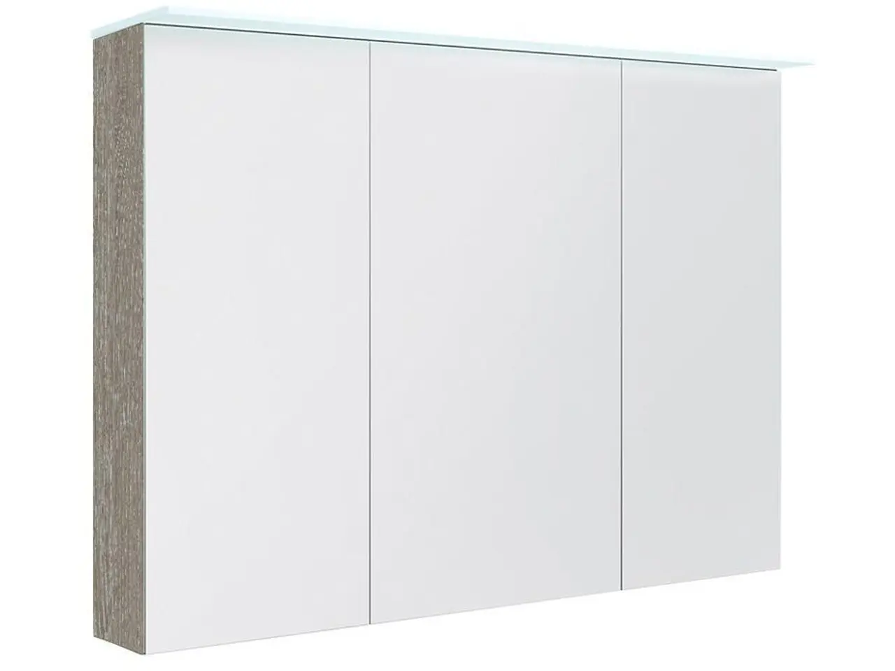 Billede 1 - Spejlskab 1000x700mm, grå molina ask