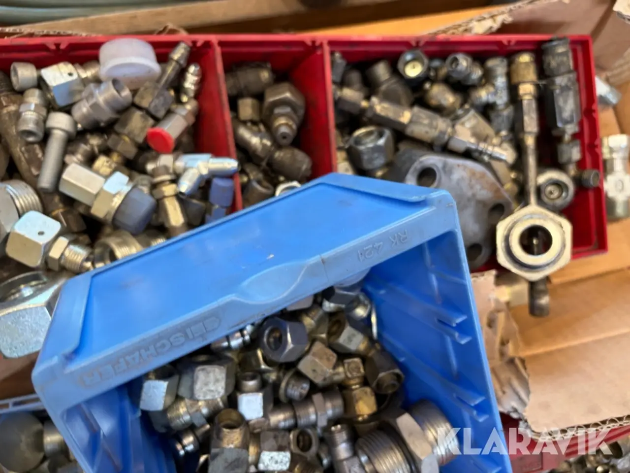 Billede 9 - Assorterede hydraulik fittings - cirka 30 kasser