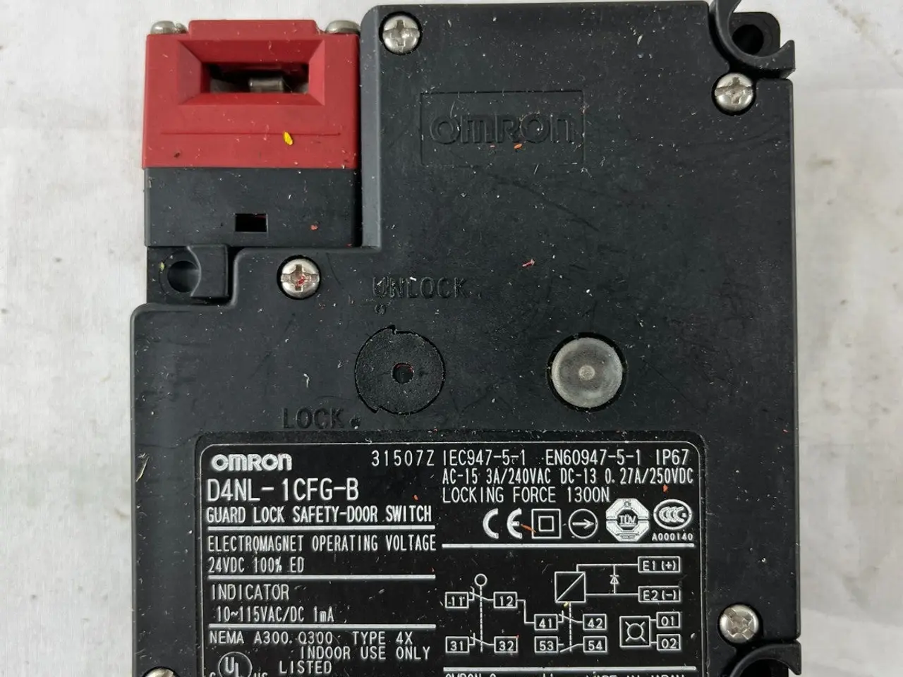 Billede 3 - Omron D4NL-1CFG-B Guard Lock Safety kontakt 24VDC