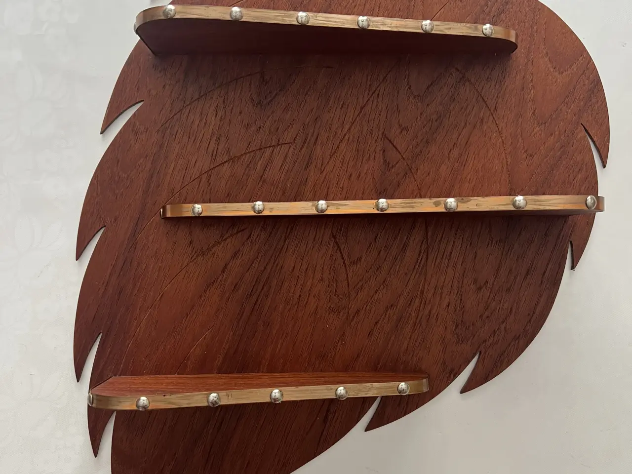 Billede 2 - Flot retro teak blad