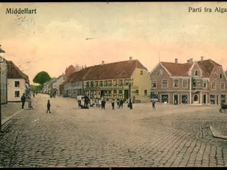 Middelfart - Parti fra Algade - J.G. Kreutzers Papir u/n - Brugt