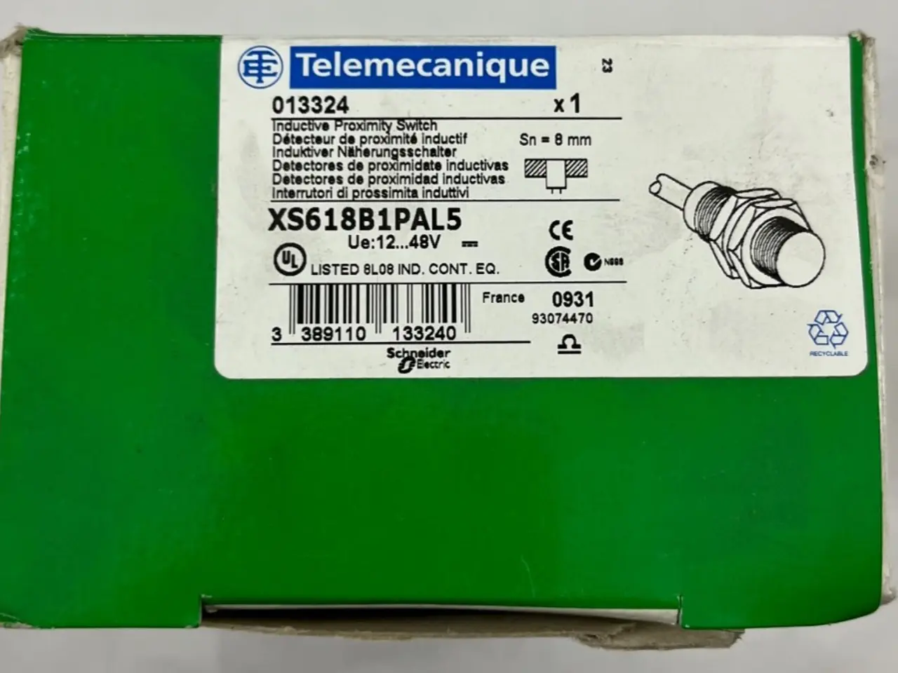 Billede 1 - Telemecanique XS618B1PAL5 Inductive Proximity M18