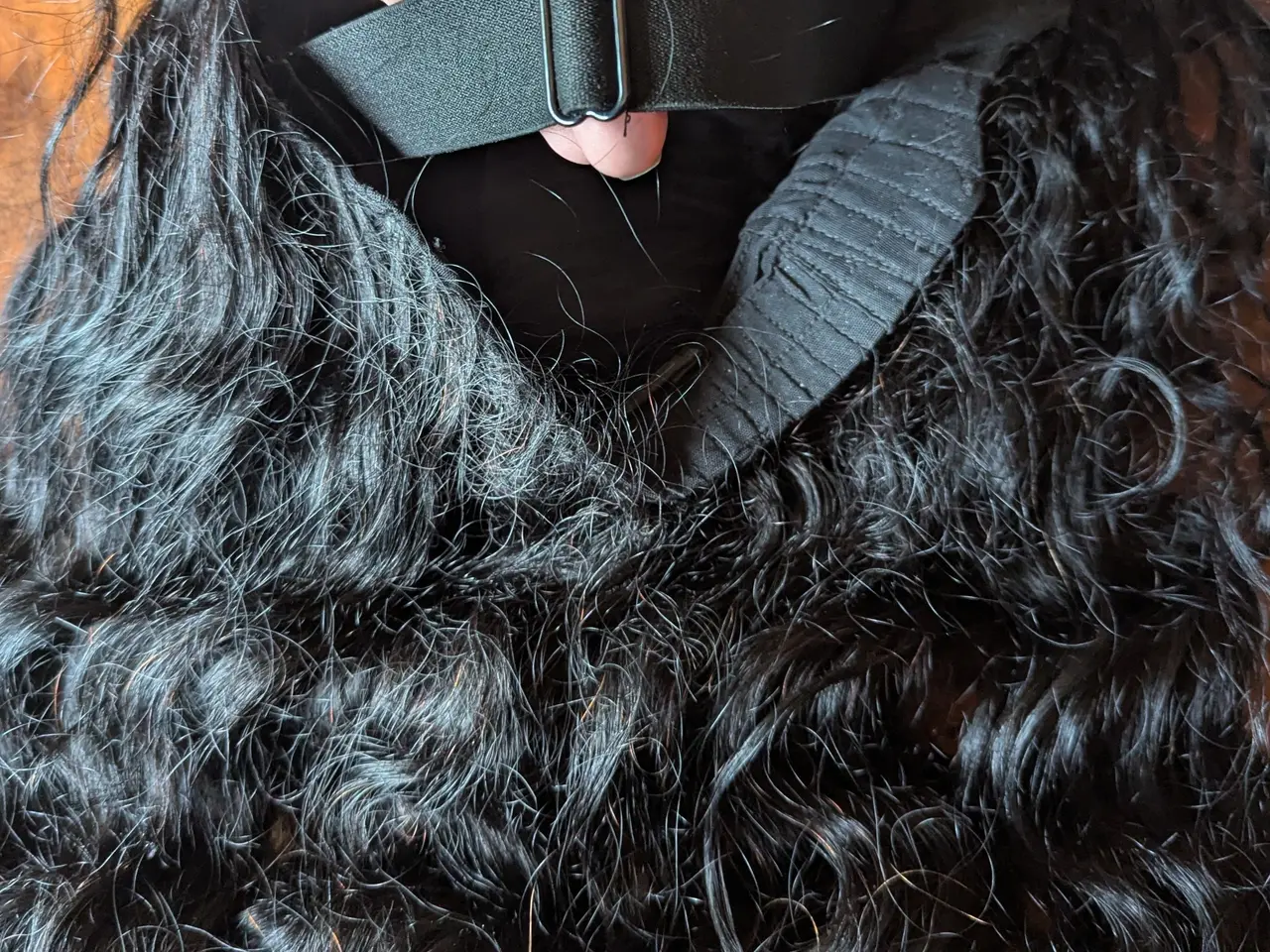 Billede 7 - Kvalitet limfri paryk virgin human hair 106 cm