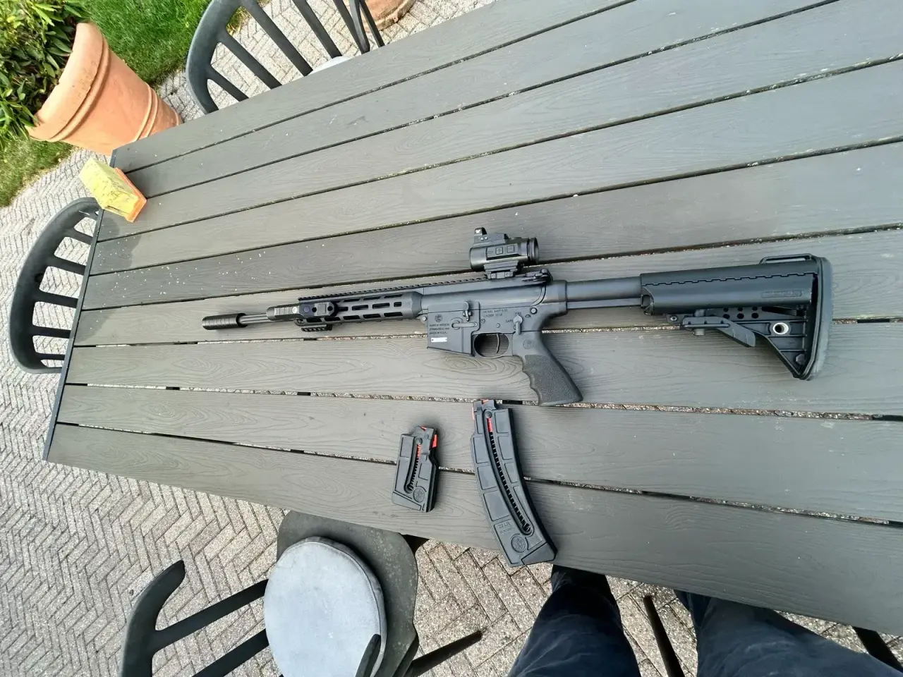 Billede 1 - S&W MP15-22 performance center med upgrades