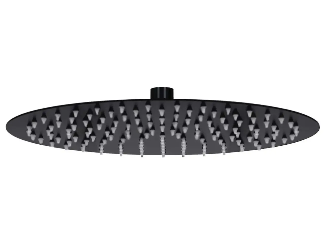 Billede 1 - Regnbrusehoved rustfrit stål 30 cm rund sort