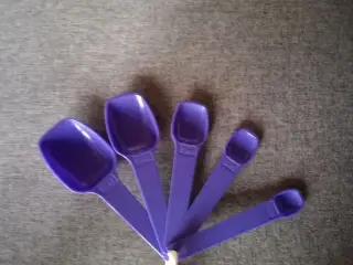 Tupperware måleskeer