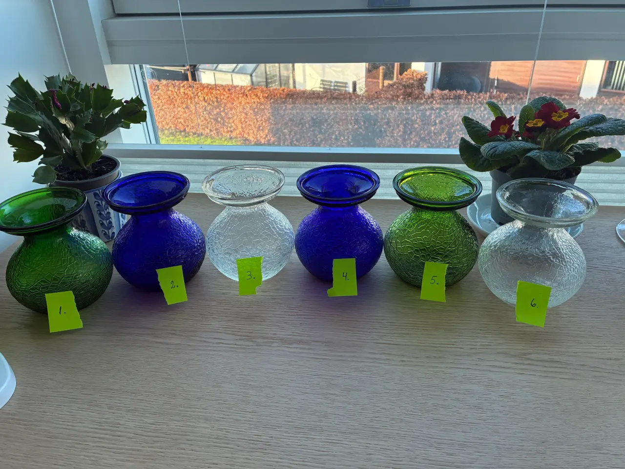 Billede 3 - Ældre hyacintglas - 6 stk. - Holmegaard