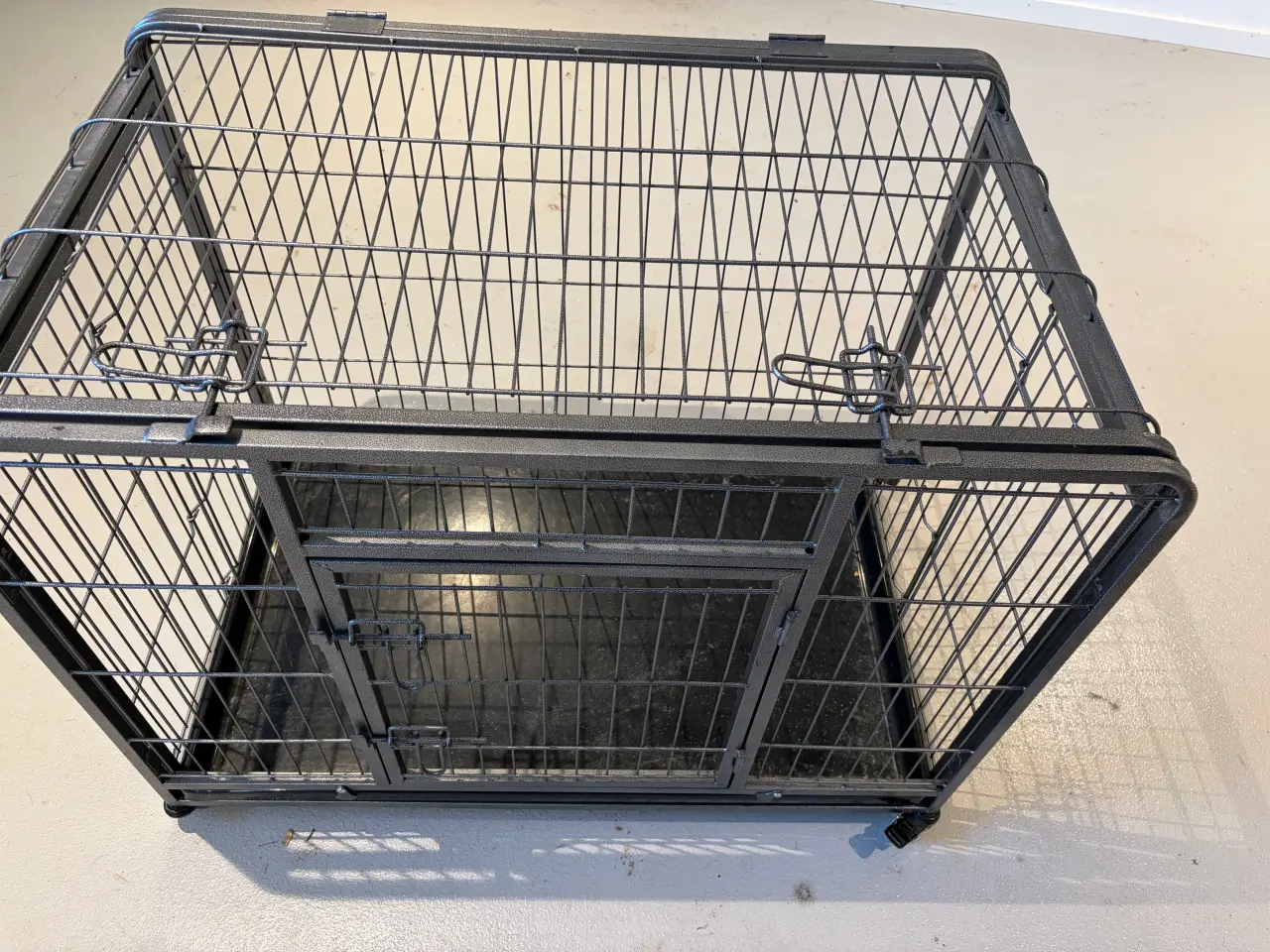 Billede 2 - MEDIUM - Kravlegård Til Hunden med Oplukkelig Top 