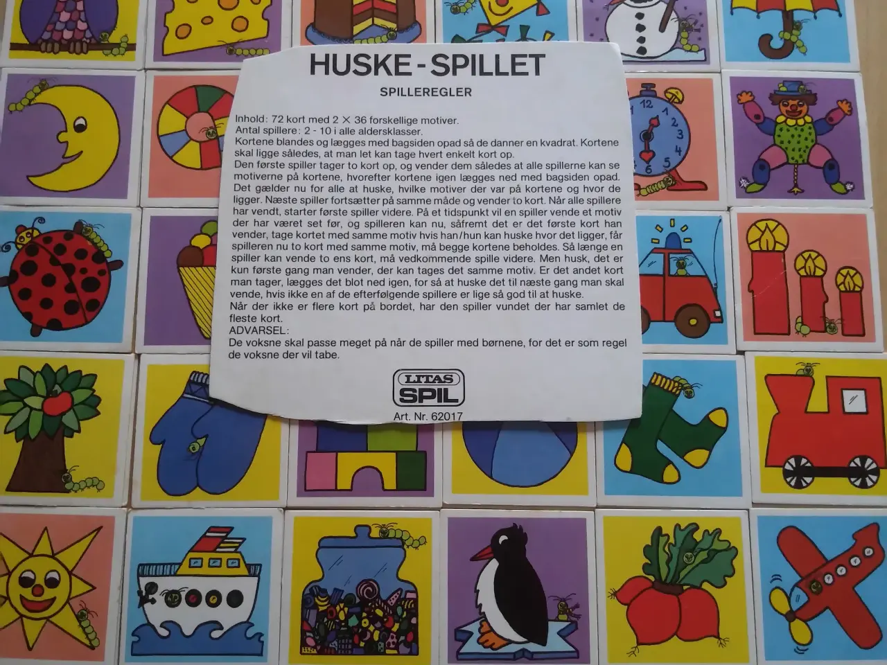 Billede 1 - HUSKE-SPILLET LITAS SPIL
