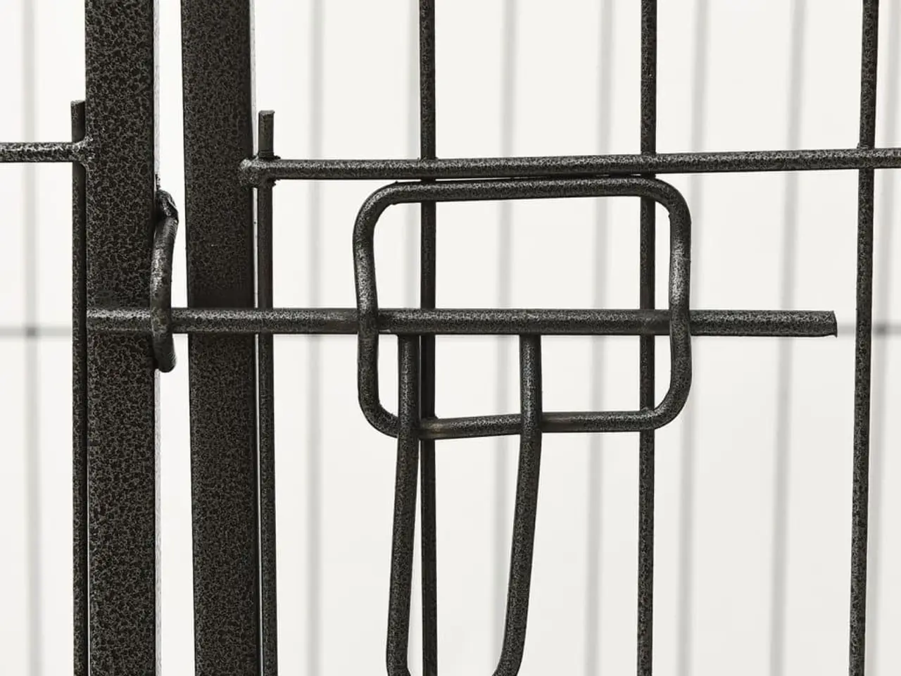 Billede 7 - Hvalpegård i stål 91,5 × 59 × 61 cm - sort med bund