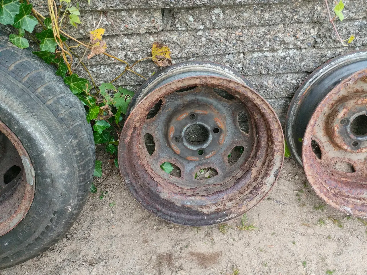 Billede 8 - Original VW Golf 1 / Scirocco 1 Stålfælge sæt 13"