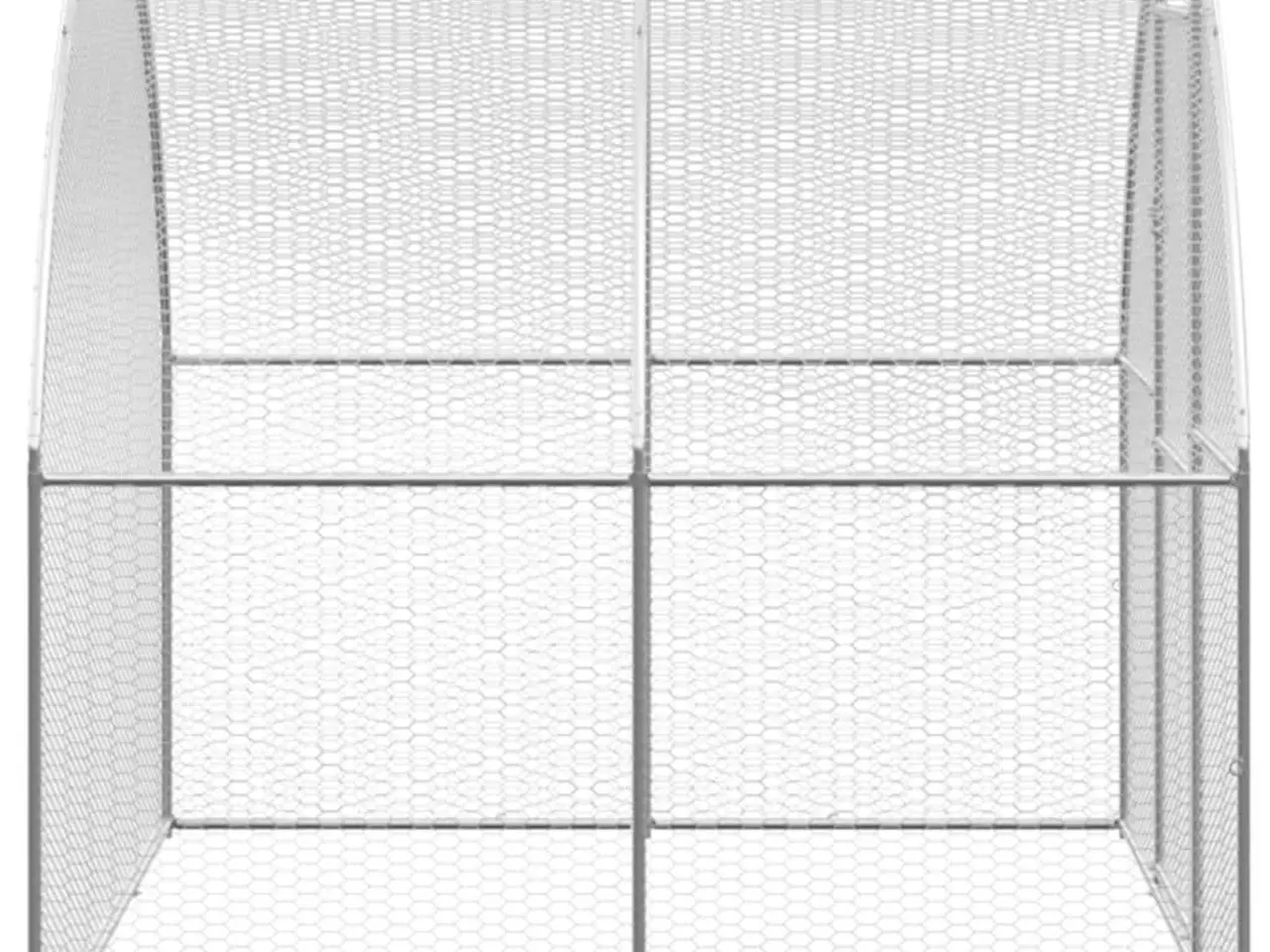 Billede 9 - Hønsehus 3×4×2 m - galvaniseret stål med vandafvisende PE-tag